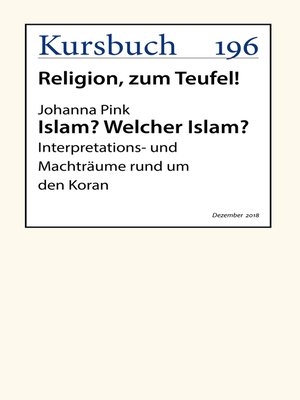 cover image of Islam? Welcher Islam?